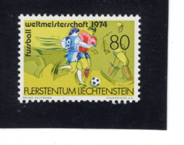 LIECHTENSTEIN(�����ٽ�Ÿ��)-#549-80rp-SOCCER PLAYERS(�౸ ����)-1974.3.21��