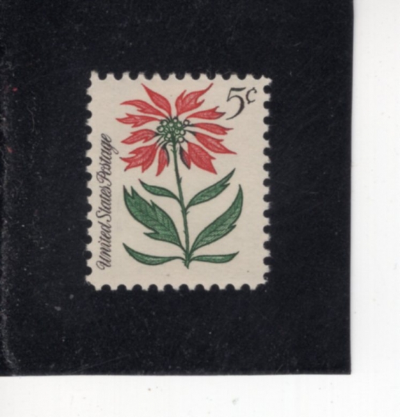 UNITED STATES(�̱�)-#1256-5c-POINSETTIA(���μ�Ƽ��)-1964.11.9��