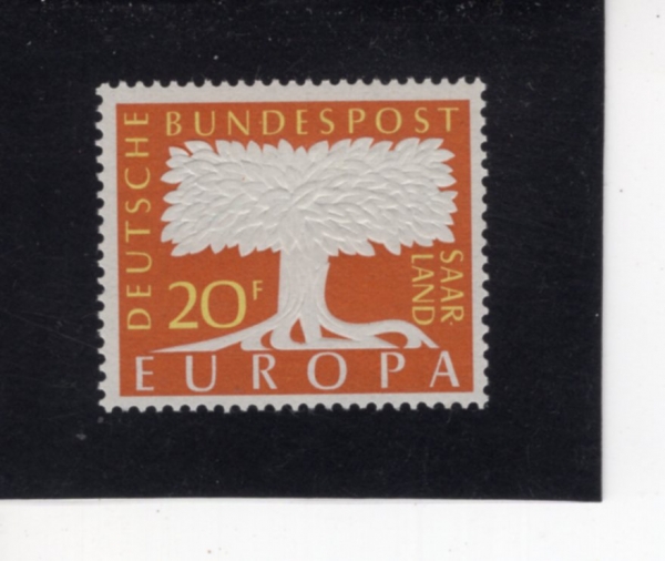 SAAR(�ڸ� ��ȣ��)-#286-20fr-\"UNITED EUROPE\"(���� ����)-1957.9.16��