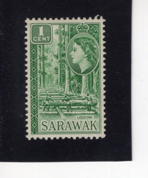 SARAWAK(����)-#197-1c-LOGGING(����)-1957.10.1��