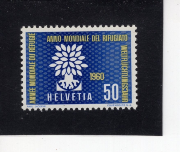 SWITZERLAND(������)-#380-50c-UPROOTED OAK EMBLEM(�Ѹ�° ���� ������)-1960.4.7��