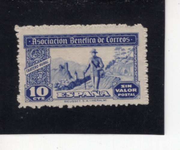 SPAIN(������)-#NO-10c-CARTERO RURAL(�ð� ��ü��)-1944��