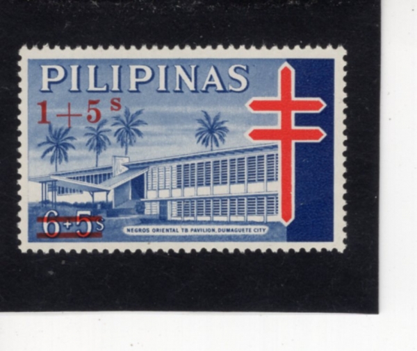 PHILIPPINES(�ʸ���)-#B30-1+5s on 6+5s-NEGROS ORIENTAL T. B. PAVILION(�ױ׷ν� ������Ż ���ٰ�)-1965.8.19��