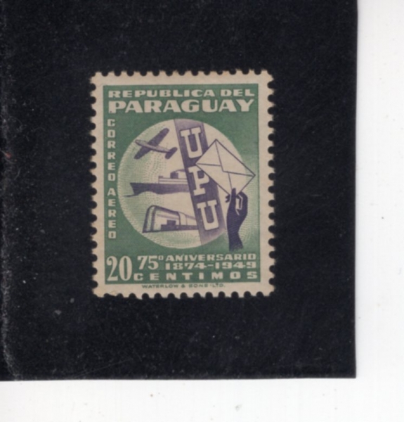 PARAGUAY(�Ķ����)-#C179-20c-75TH ANNIV. OF UPU(������ 75�ֳ�)-1950.9.4��