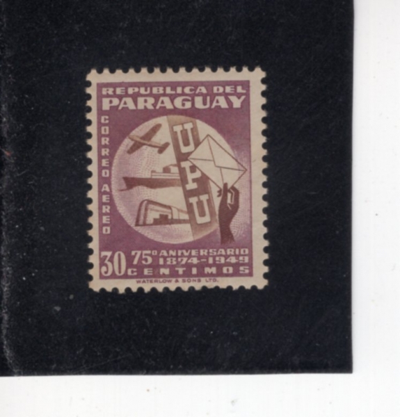PARAGUAY(�Ķ����)-#C180-30c-75TH ANNIV. OF UPU(������ 75�ֳ�)-1950.9.4��