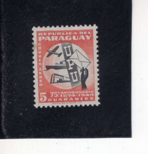 PARAGUAY(�Ķ����)-#C183-5g-75TH ANNIV. OF UPU(������ 75�ֳ�)-1950.9.4��