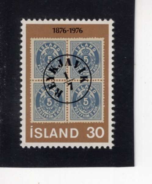 ICELAND(���̽�����)-#492-30k-NO. 9 WITH FIRST DAY CANCEL(1976�� ���̽����� ��ǥ 9��, ù�� ��� ������)-1976.9.22��