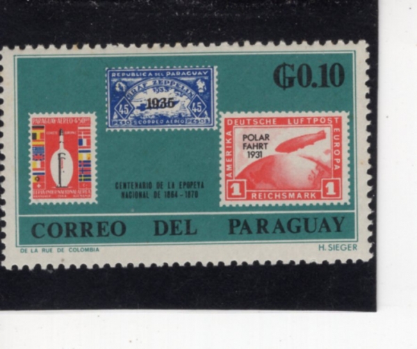 PARAGUAY(�Ķ����)-#1949-10g-GRAF ZEPPELIN AND POLAR FAHRT 1931(�׶��� ���縰, ���縰 �����)-1980.4.14��