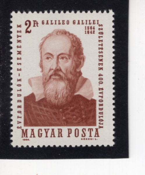 HUNGARY(�밡��)-#1592-2fo-GALILEO GALILIEL(�������� ��������)-1964��