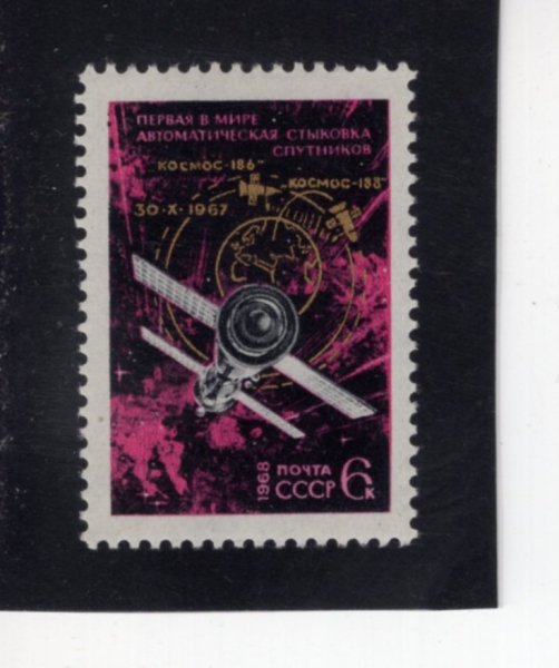 RUSSIA(���þ�)-#3452-6k-LINK-UP OF COSMOS 186 AND 188 SATELLITES(�ڽ��� 186 �� 188: �ڵ� ��ŷ)-1968.3.30��