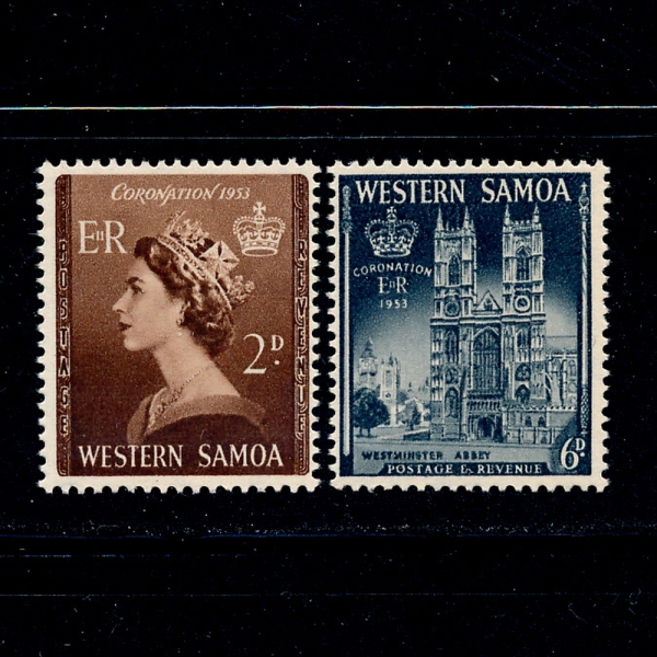 SAMOA()-#214~5(2)-QUEEN ELIZABETH II(ں 2)-1953.5.25