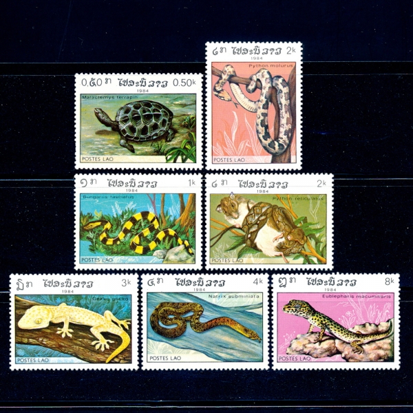 LAOS()-#584~90(7)-REPTILES()-1984.8.20