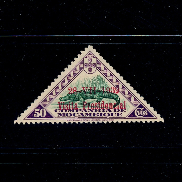 MOZAMBIQUE COMPANY(ũ ȸ)-#197-50c-CROCODILE(Ǿ)-1939.8.28