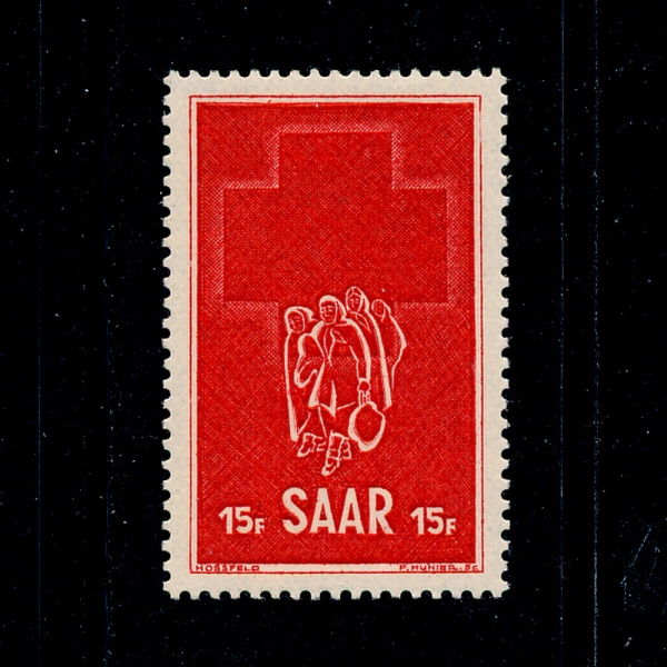 SAAR(ڸ)-#230-15fr-RED CROSS()-1952.5.2