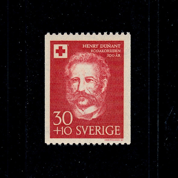 SWEDEN()-#B48-30+10o-HENRI DUNANT AND RED CROSS(Ӹ ڳ, )-1959.5.8