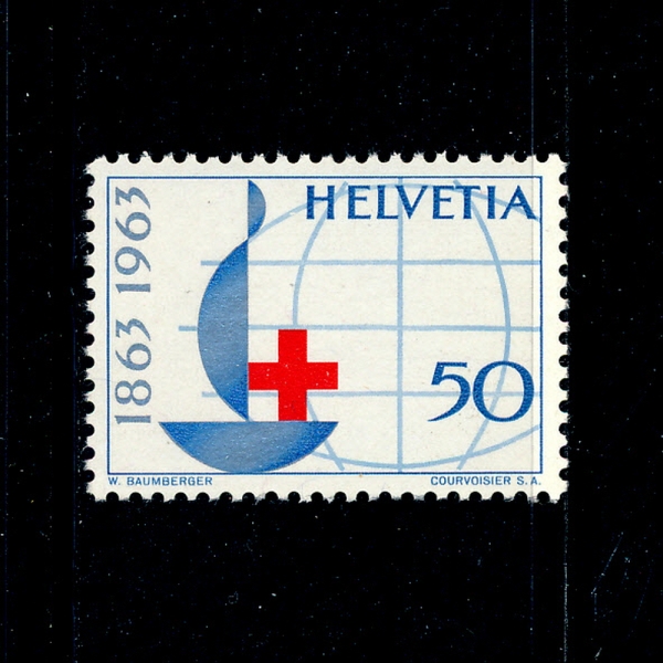 SWITZERLAND()-#427-50c-RED CROSS()-1963.9.16