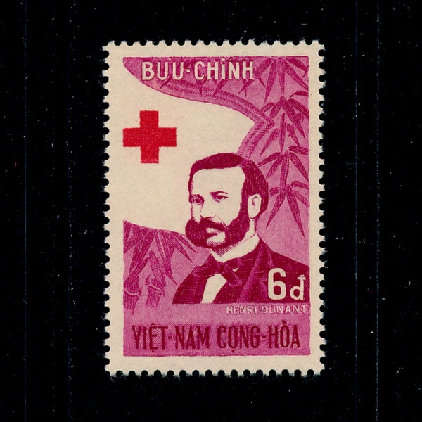 VIET NAM(Ʈ)-#139-6pi-HENRI DUNANT AND RED CROSS(Ӹ ڳ, )-1960.5.8