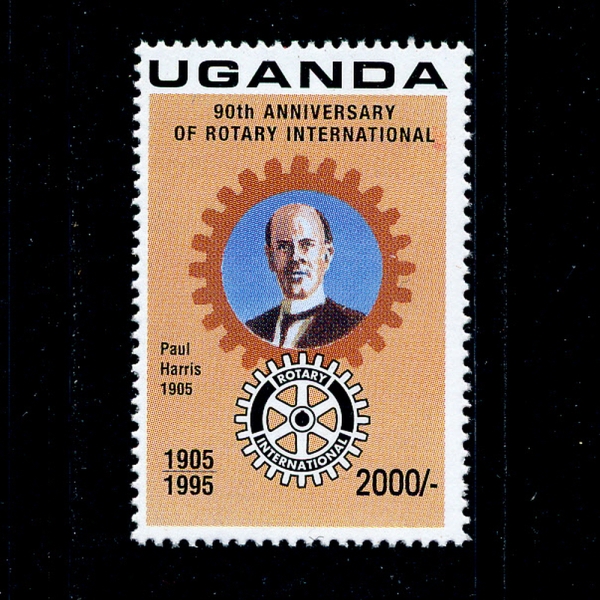 UGANDA(찣)-#1315-2000sh-PAUL HARRIS AND ROTARY EMBLEM( ۽ ظ, Ÿ)-1995.7.6