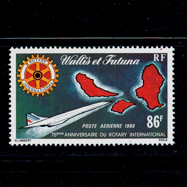 WALLIS & FUTUNA ISLANDS(и Ǫ)-#C99-86f-ROTARY INTL. 75TH ANNIV.(Ÿ 75ֳ)-1980.2.29
