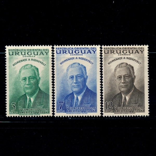 URUGUAY()-#602~4(3)-FRANKLIN D. ROOSEVELT(Ʈ)-1953.4.9