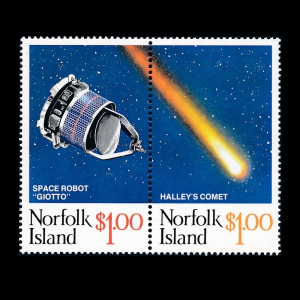 NORFOLK ISLAND( )-#381a~b(2)-HALLEY\