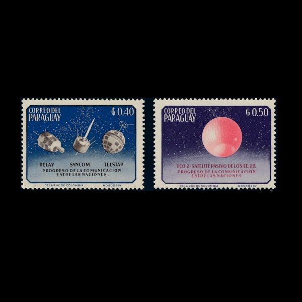PARAGUAY(Ķ)-#809~10(2)-SPACE RESEARCH( Ž)-1964.3.11