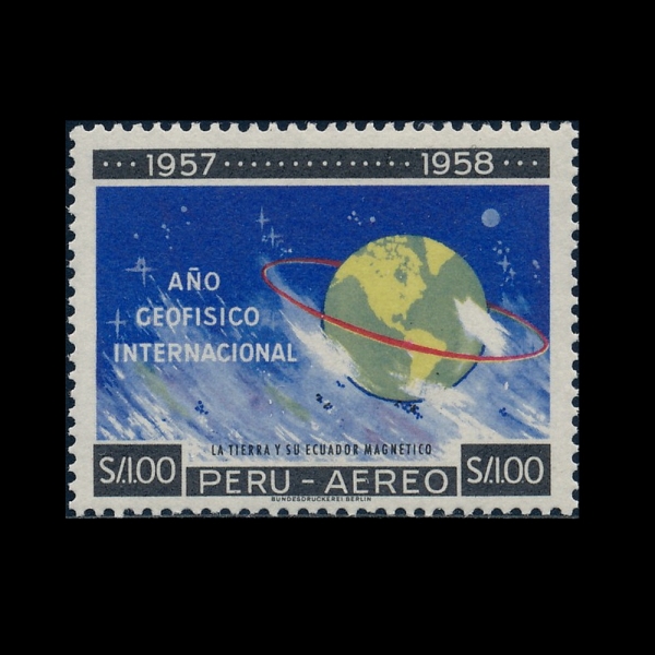 PERU()-#C168-1s-INTERNATIONAL GEOPHYSICAL YEAR(  )-1961.3.8