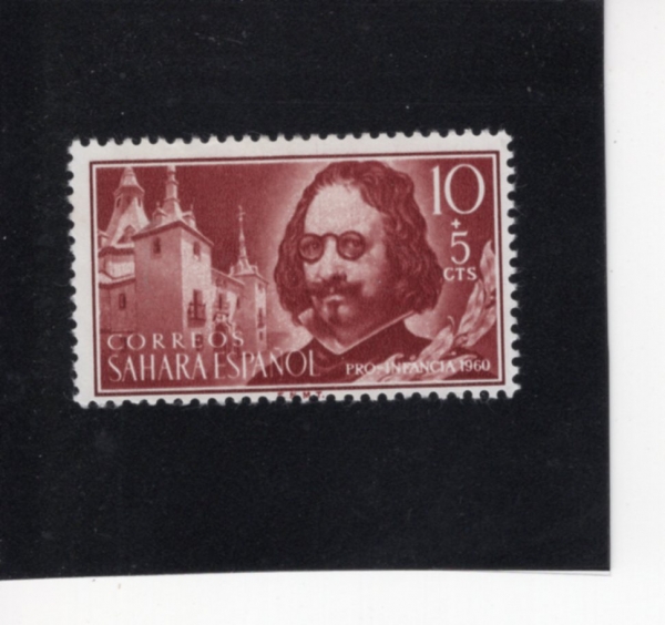 SPANISH SAHARA(η ϶)-#B58-10+5c-FRANCISCO GOMEZ DE QUEVEDO(ý )-1960.6.1