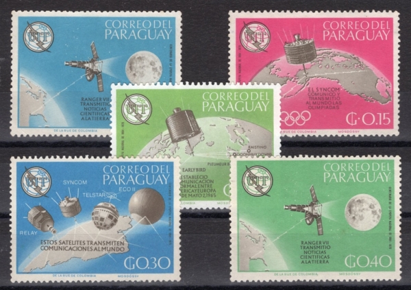 PARAGUAY(Ķ)-#895~9(5)-ITU.CENT.(ſ 100ֳ)-1965.9.30