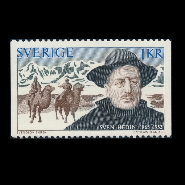 SWEDEN()-#1009-1k-SVEN HEDIN AND CAMEL RIDERS( ȵ , Ÿ )-1973.9.22