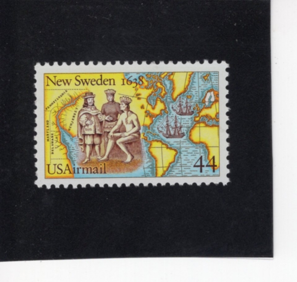 UNITED STATES(̱)-#C117-44c-SETTING OF NEW SWEDEN, 350TH ANNIV.(  , 350ֳ)-1988.3.29